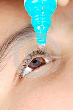 Eye drop photo