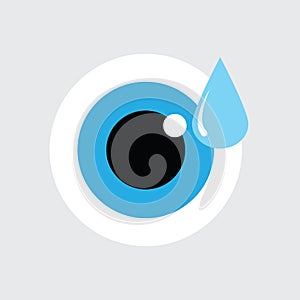 Eye drop icon  vector sign