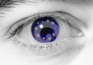 Auge Europa flagge 