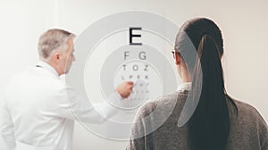 Eye exam photo