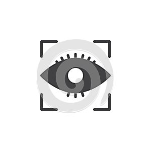 Eye Focus vector icon