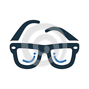 Eye glasses icon, Optical glasses