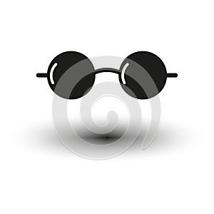 Eye glasses icon. Vector illustration. EPS 10.