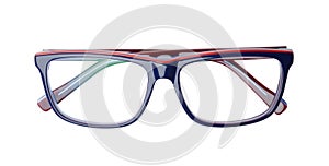 Eye glasses isolated on white