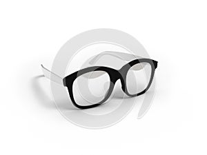 Eye Glasses Isolated on White 3d render