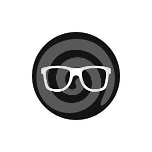 Eye glasses vector icon