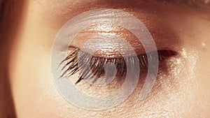 eye health vision care woman gray brown iris pupil