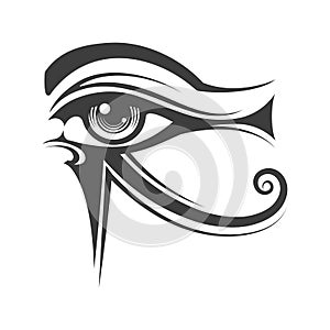 Eye of Horus Ancient Egyptian Symbol Tattoo photo