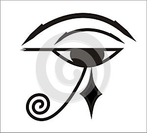 Eye of Horus - Egyptian symbol photo