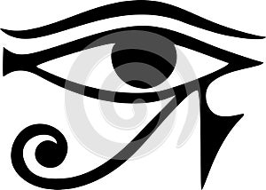 Eye of Horus - reverse Eye of Thoth photo