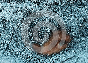 Eye in ice