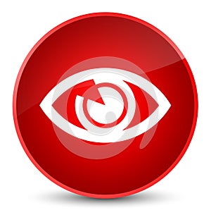 Eye icon elegant red round button