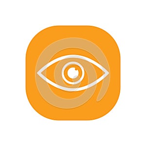 eye icon. Vector illustration. Organ icon vector
