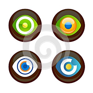 Eye icons