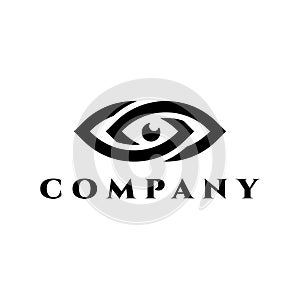 Eye infinity logo design