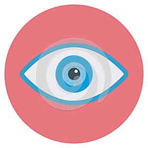 Eye Isolated Vector icon which can easily modify or edit