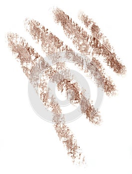 Eye liner trace hatching isolated over white