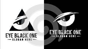 Eye Logo Design. Vector Illustration