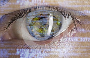 Eye macro with software code