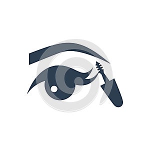 Eye Makeup Application Icon