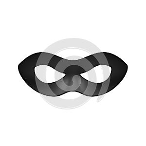 Eye mask in black design