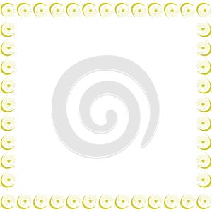 Eye with moon frame. Ramadan template. Vector celestial witchcraft eye on white background