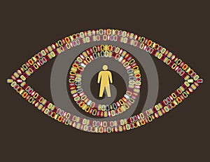 Eye - people pictogram