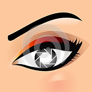 Eye photography logo