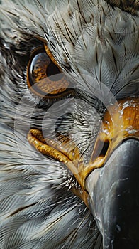 Eye of the Predator: An Eagle's Intense Gaze
