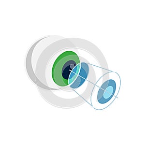 Eye Retina Scanning Composition