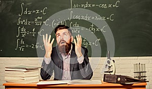 Eye-rolling. Private teache eye roll at lesson. Private teaching. Private lesson. Education in private school. Learn and