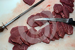 Eye of round steaks