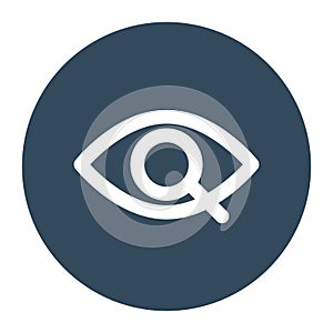 Eye search Isolated Vector icon which can easily modify or edit