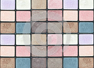 Eye shadow cosmetics palette
