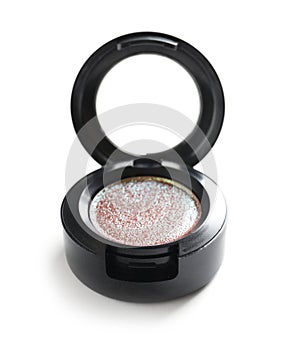 Eye shadow on white background