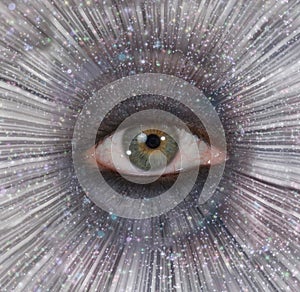 Eye in Star Burst