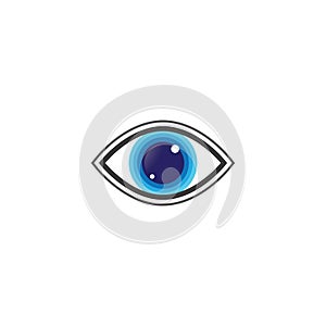 Eye symbol vector illustration design