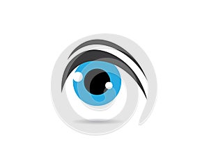 Eye symbol vector illustration design