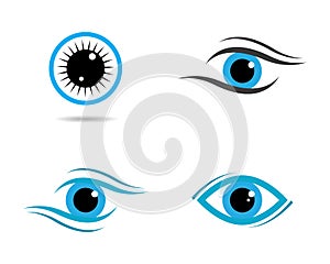 Eye symbol vector illustration design