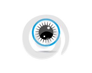 Eye symbol vector illustration design