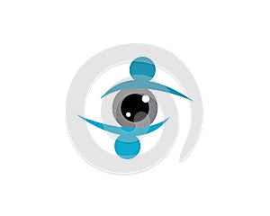 Eye symbol vector illustration design