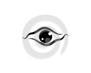 Eye symbol vector illustration design