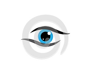 Eye symbol vector illustration design