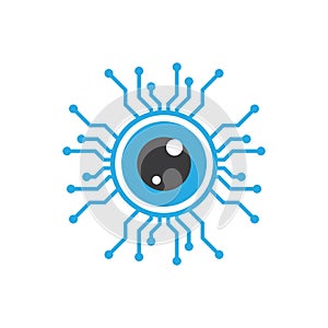 Eye tech logo images
