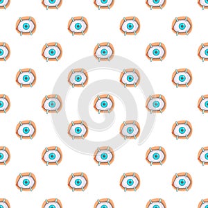 Eye treatment pattern, cartoon style