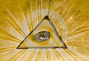 Eye on triangle