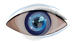 Eye Vision Icon: Surveillance, Insight, and Digital Security, vector design Generative AI