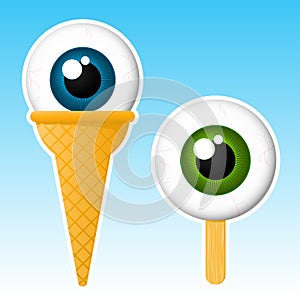 Eyeball popsicle