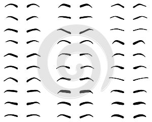 Eyebrows, tattoo design