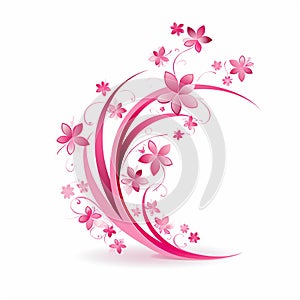 EyeCatching Pink Ribbon Isolated on White A Surefire Way to Get Noticed